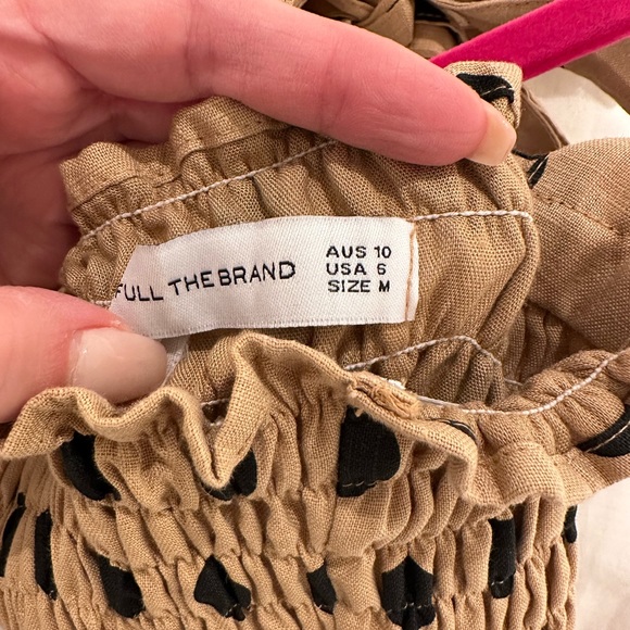 Faithfull The Brand Rianne Tie-detailed Polka-dot Linen Midi Dress - Picture 5 of 6